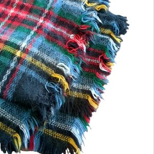 🌹3/15🌹 Black Red Blue Yellow Green White Plaid Blanket Scarf